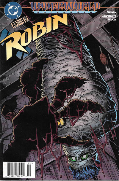 Cover for Robin (DC, 1993 series) #23 [Newsstand]