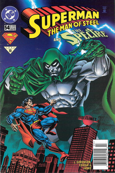 Cover for Superman: The Man of Steel (DC, 1991 series) #54 [Newsstand]