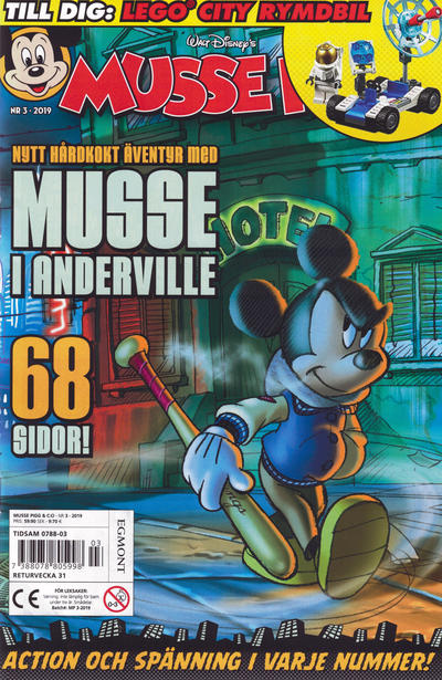 Cover for Musse Pigg & C:o (Egmont, 1997 series) #3/2019