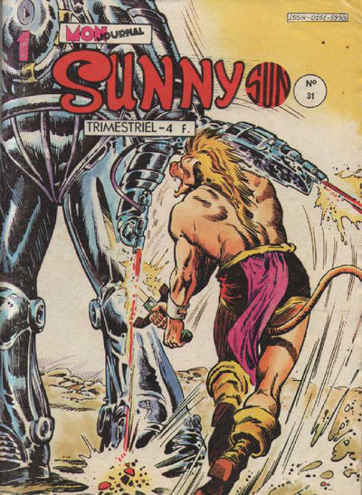 Cover for Sunny Sun (Mon Journal, 1977 series) #31