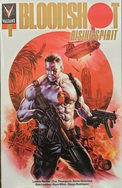 Cover for Bloodshot Rising Spirit (Valiant Entertainment, 2018 series) #1 [Gold Logo Edition]