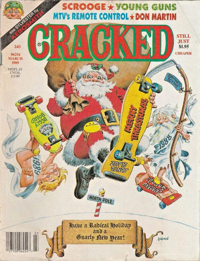 Cover for Cracked (Globe Communications, 1985 series) #243 [Canadian]