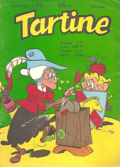 Cover for Tartine (Société Française de Presse Illustrée (SFPI), 1957 series) #69