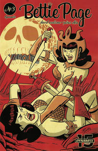 Cover Thumbnail for Bettie Page Unbound (Dynamite Entertainment, 2019 series) #3 [Cover B Scott Chantler]