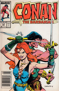 Cover for Conan the Barbarian (Marvel, 1970 series) #197 [Newsstand]