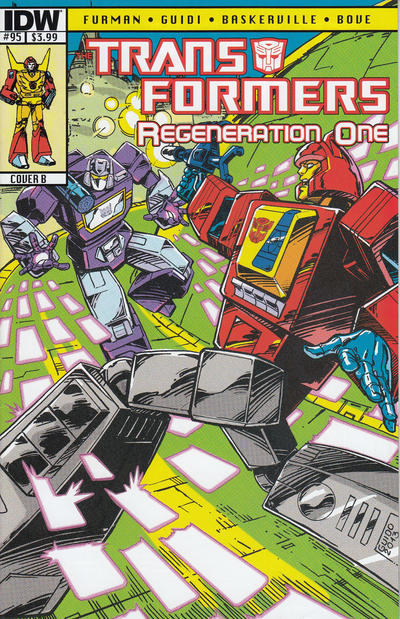Cover for Transformers: Regeneration One (IDW, 2012 series) #95 [Cover B - Guido Guidi]