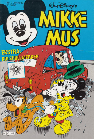 Cover for Mikke Mus (Hjemmet / Egmont, 1980 series) #9/1989