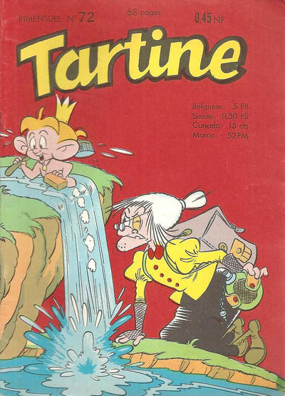 Cover for Tartine (Société Française de Presse Illustrée (SFPI), 1957 series) #72