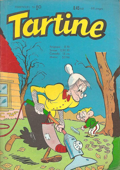 Cover for Tartine (Société Française de Presse Illustrée (SFPI), 1957 series) #80