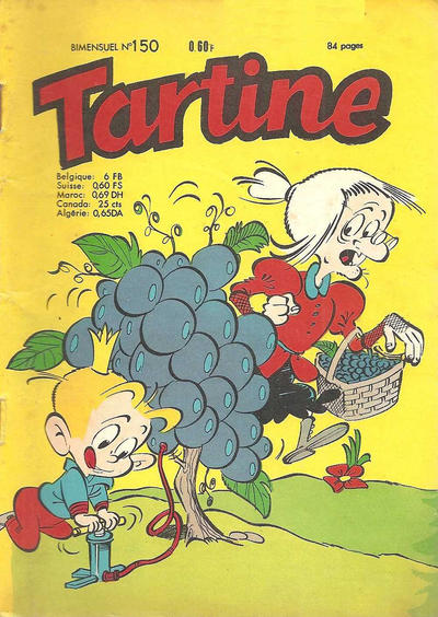 Cover for Tartine (Société Française de Presse Illustrée (SFPI), 1957 series) #150