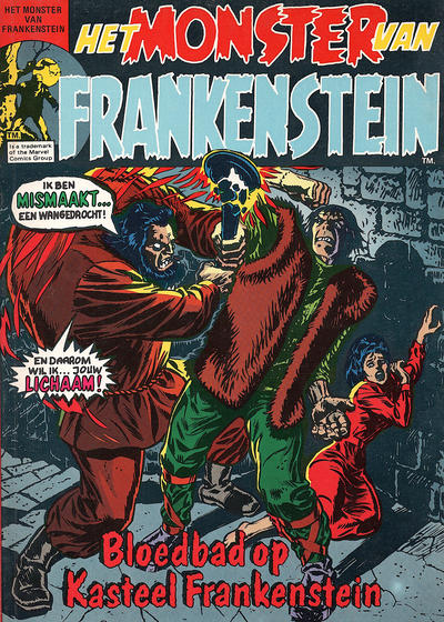 Cover for Het Monster van Frankenstein (Classics/Williams, 1975 series) #5