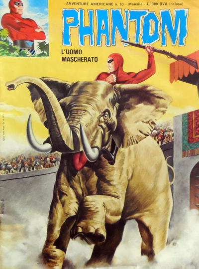 Cover for L'Uomo Mascherato Phantom [Avventure americane] (Edizioni Fratelli Spada, 1972 series) #83