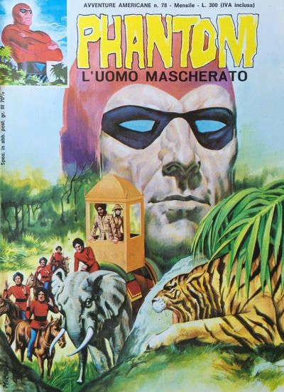 Cover for L'Uomo Mascherato Phantom [Avventure americane] (Edizioni Fratelli Spada, 1972 series) #78