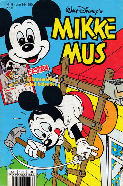 Cover for Mikke Mus (Hjemmet / Egmont, 1980 series) #9/1990