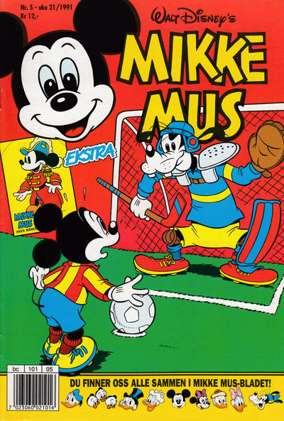 Cover for Mikke Mus (Hjemmet / Egmont, 1980 series) #5/1991