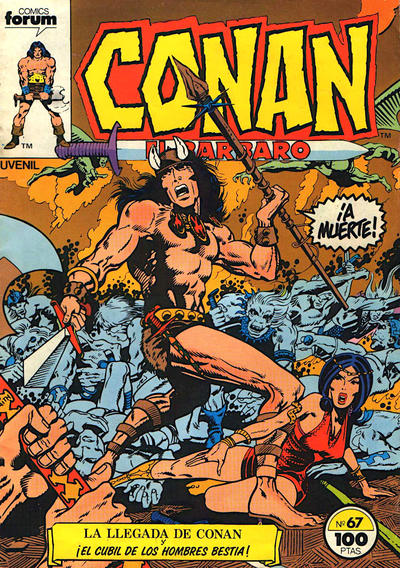 Cover for Conan el Bárbaro (Planeta DeAgostini, 1983 series) #67