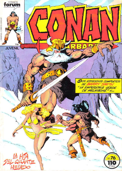 Cover for Conan el Bárbaro (Planeta DeAgostini, 1983 series) #76