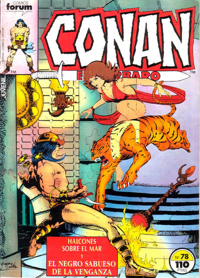 Cover for Conan el Bárbaro (Planeta DeAgostini, 1983 series) #78
