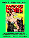 Cover for Gwandanaland Comics (Gwandanaland Comics, 2016 series) #1397 - Famous Crimes: Volume 1