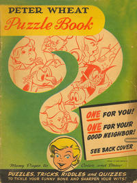 Cover Thumbnail for Peter Wheat Puzzle Book (Peter Wheat Bread and Bakers Associates, 1952 series) 