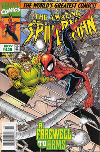 Cover for The Amazing Spider-Man (Marvel, 1963 series) #428 [Newsstand]