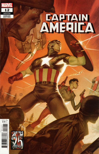 Cover for Captain America (Marvel, 2018 series) #12 (716) [Julian Totino Tedesco]