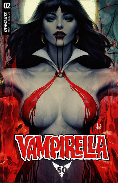 Cover for Vampirella (Dynamite Entertainment, 2019 series) #2 [Cover A]