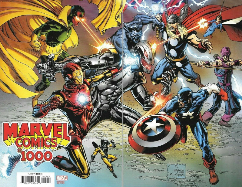 Cover for Marvel Comics (Marvel, 2019 series) #1000 [Joe Quesada & Kevin Nowlan]