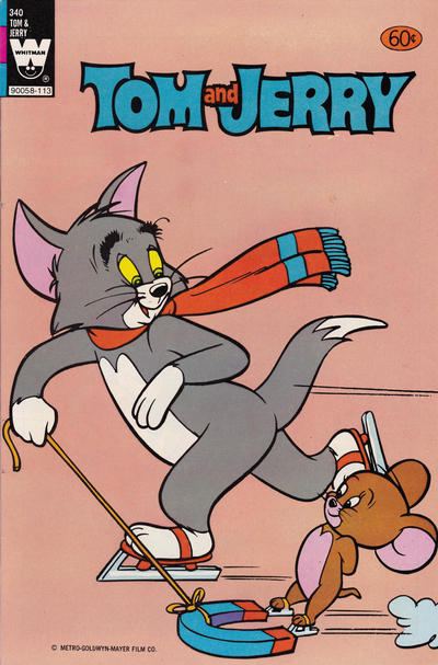 Cover for Tom and Jerry (Western, 1962 series) #340 [White Whitman Logo]
