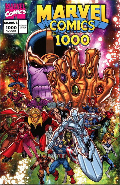 Cover for Marvel Comics (Marvel, 2019 series) #1000 [1990's Variant Cover]