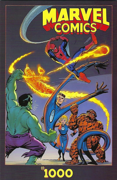 Cover for Marvel Comics (Marvel, 2019 series) #1000 [Steve Ditko Hidden Gem Variant Cover]