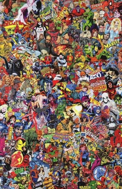 Cover for Marvel Comics (Marvel, 2019 series) #1000 [Collage Variant Cover]