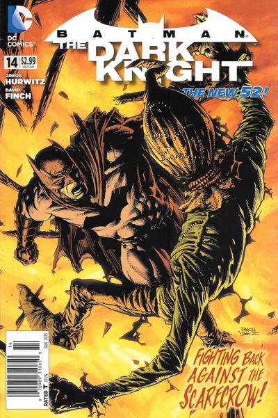 Cover for Batman: The Dark Knight (DC, 2011 series) #14 [Newsstand]