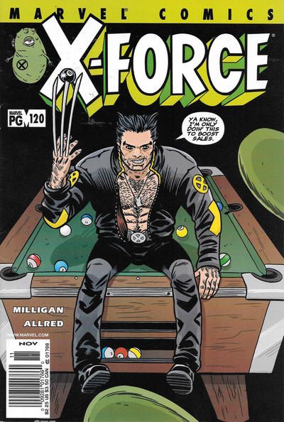 Cover for X-Force (Marvel, 1991 series) #120 [Newsstand]