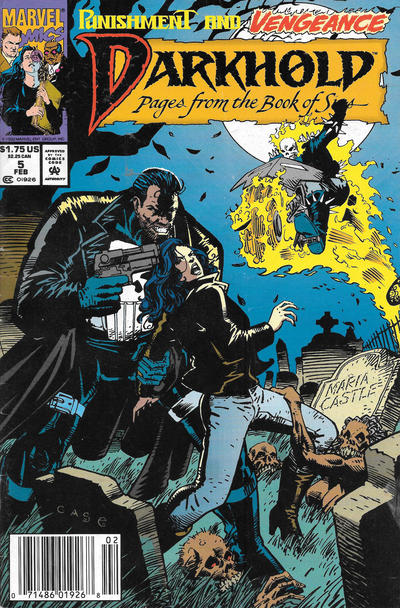 Cover for Darkhold: Pages from the Book of Sins (Marvel, 1992 series) #5 [Newsstand]