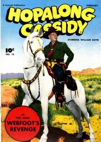 Cover Thumbnail for Hopalong Cassidy (Fawcett, 1943 series) #16