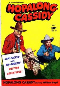 Cover for Hopalong Cassidy (Fawcett, 1943 series) #19