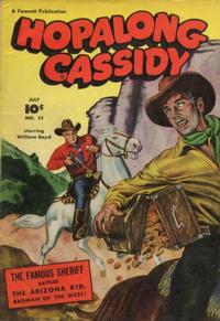 Cover Thumbnail for Hopalong Cassidy (Fawcett, 1943 series) #21