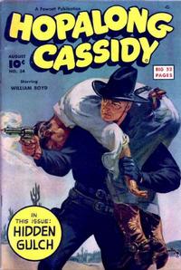Cover Thumbnail for Hopalong Cassidy (Fawcett, 1943 series) #34
