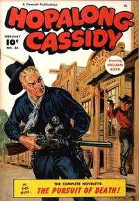 Cover for Hopalong Cassidy (Fawcett, 1943 series) #40