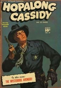 Cover for Hopalong Cassidy (Fawcett, 1943 series) #41