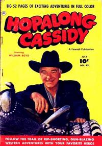 Cover Thumbnail for Hopalong Cassidy (Fawcett, 1943 series) #45