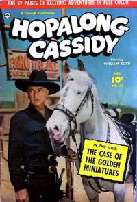 Cover for Hopalong Cassidy (Fawcett, 1943 series) #47