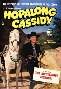 Cover for Hopalong Cassidy (Fawcett, 1943 series) #51