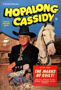 Cover for Hopalong Cassidy (Fawcett, 1943 series) #71