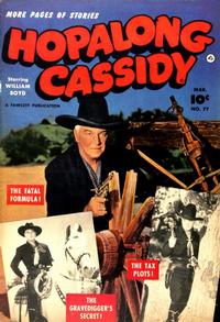 Cover Thumbnail for Hopalong Cassidy (Fawcett, 1943 series) #77