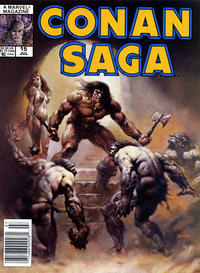 Cover Thumbnail for Conan Saga (Marvel, 1987 series) #15 [Newsstand]