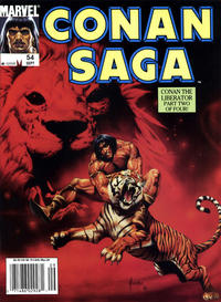 Cover Thumbnail for Conan Saga (Marvel, 1987 series) #54