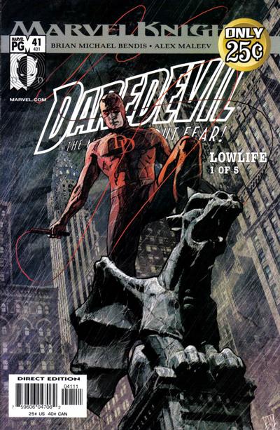 Cover for Daredevil (Marvel, 1998 series) #41 (421) [Direct Edition]
