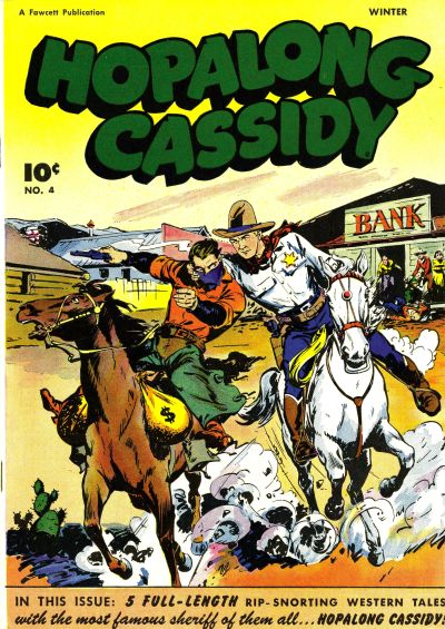 Cover for Hopalong Cassidy (Fawcett, 1943 series) #4